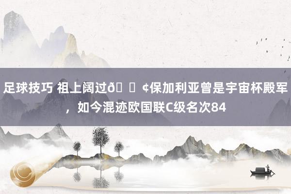 足球技巧 祖上阔过😢保加利亚曾是宇宙杯殿军，如今混迹欧国联C级名次84