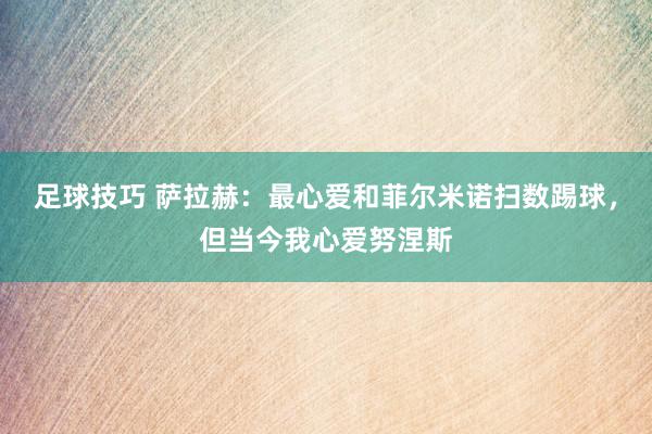 足球技巧 萨拉赫：最心爱和菲尔米诺扫数踢球，但当今我心爱努涅斯