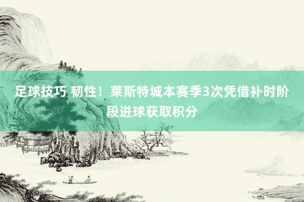 足球技巧 韧性！莱斯特城本赛季3次凭借补时阶段进球获取积分